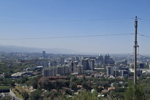 City skyline and digital infrastructure in Central Asia - Kazakhstan and Uzbekistan Bet on Homegrown Digital Services
