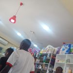 A pharmacist in a pharmacy